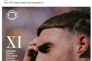 华体会体育赛事-切尔西官方：队长詹姆斯热身时受伤，桑托斯首发替代出战