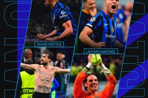 华体会体育赛事-国米官方票选全场最佳：弗拉泰西、劳塔罗、阿切尔比和索默